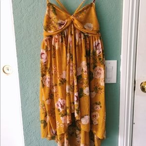Free People mirage floral tunic tank top